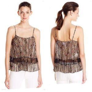 NWT BCBGeneration Sunburst Pleat Tank NWOT size s. Never worn.
